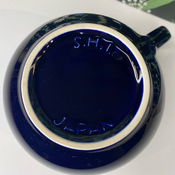 Vintage Mug SHI Japan Cappuccino Cup Colbolt Blue Large Mug Gorgeous - Picture 2 of 5
